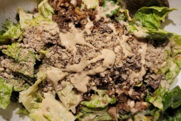 Ährenbrot mit Aubergine-Feta