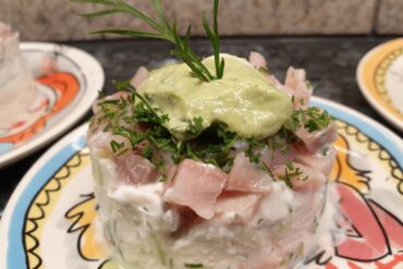 Spargel in Bärlauchcrêpes