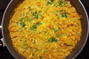 Eier Curry nach Kerala Art