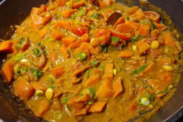 Porree Kartoffel Curry aus Sri Lanka