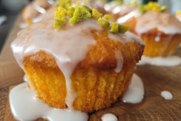 Schäfchen Muffins mit Popcorn