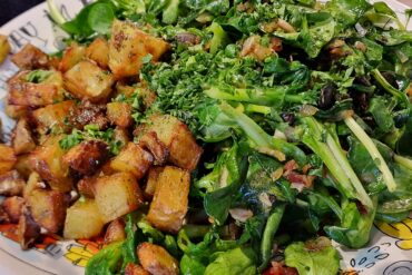 Feldsalat mit Rindersteak