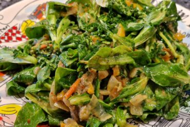 Feldsalat mit Bratkartoffeln